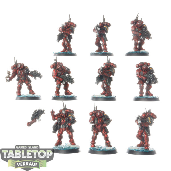 Blood Angels - 10 Primaris Infiltrators - bemalt