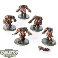 Chaos Space Marines - 5x Chaos Terminator Squad - bemalt