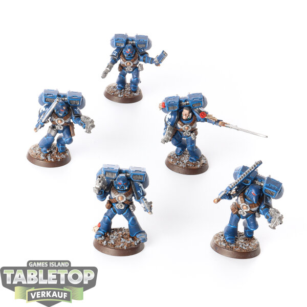 Space Marines - 5x Assault Squad - bemalt