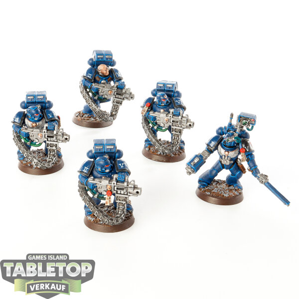 Space Marines - 5x Devastator Squad klassisch - bemalt