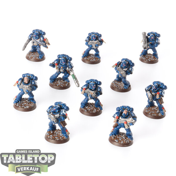 Space Marines - 10x Tactical Squad klassisch - bemalt