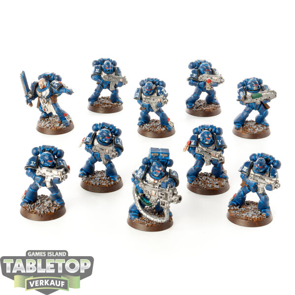 Ultramarines - 10x Tactical Squad klassisch - bemalt