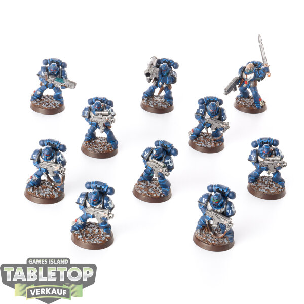 Space Marines - 10x Tactical Squad klassisch - bemalt