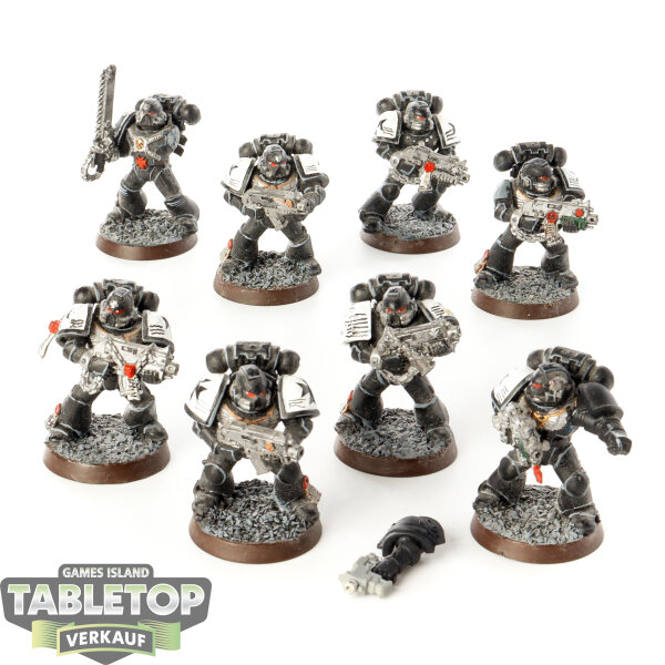 Black Templars - 8x Primaris Crusader Squad klassisch - bemalt