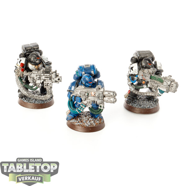 Ultramarines - 3x Primaris Eradicators - bemalt