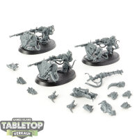 Skaven - 3x Warplock Jezzails - unbemalt