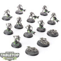 Necrons - 10x Necron Warriors - teilweise bemalt
