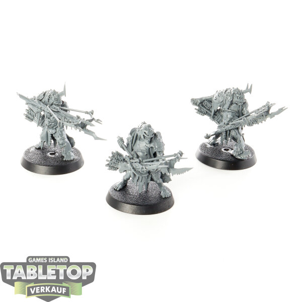 Orruk Warclans - 3x Man-Skewer Boltboyz - unbemalt