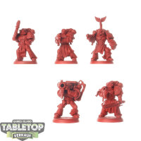 Blood Angels - 5 Death Company - grundiert