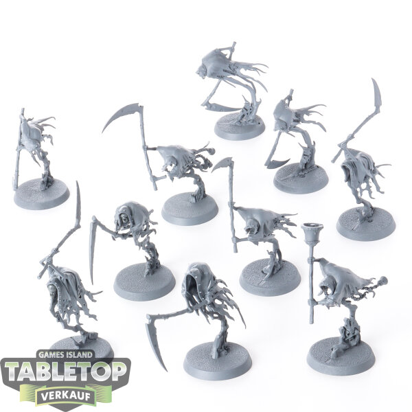 Nighthaunt - 10 x Grimghast Reapers - grundiert