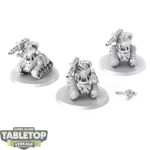 Adeptus Mechanicus - 3 x Kataphron Destroyers - grundiert