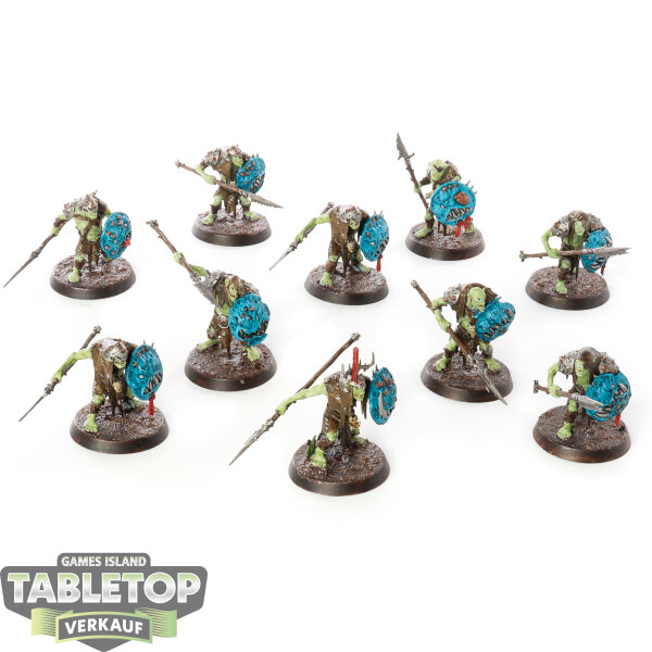 Orruk Warclans - 10x Gutrippaz - bemalt