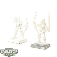 Wood Elf Realms - 2x Wood Elf Scouts - teilweise bemalt