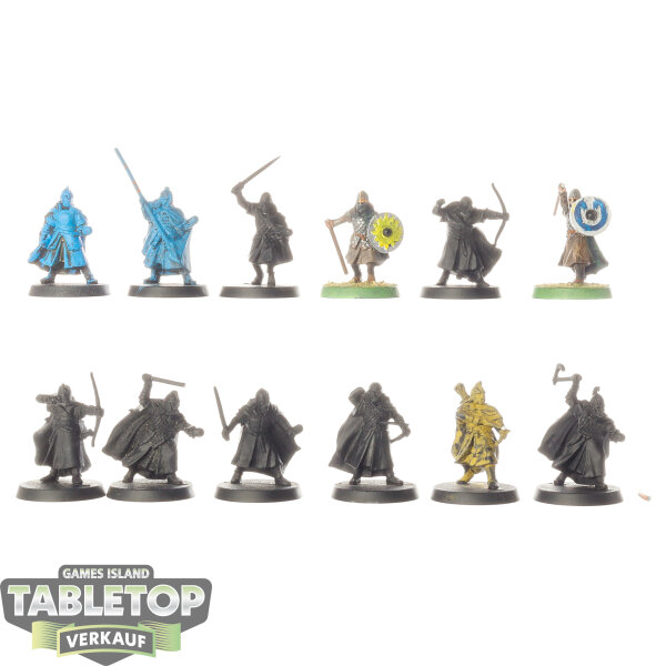 HdR Figuren - Gut - 12x Warriors of Rohan klassisch - teilweise bemalt