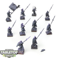 Wood Elf Realms - 10 Eternal Guard - teilweise bemalt