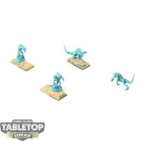 Malifaux - 4 Silurid - grundiert