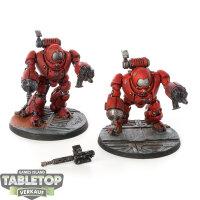 Adeptus Mechanicus - 2x Kastelan Robots - bemalt