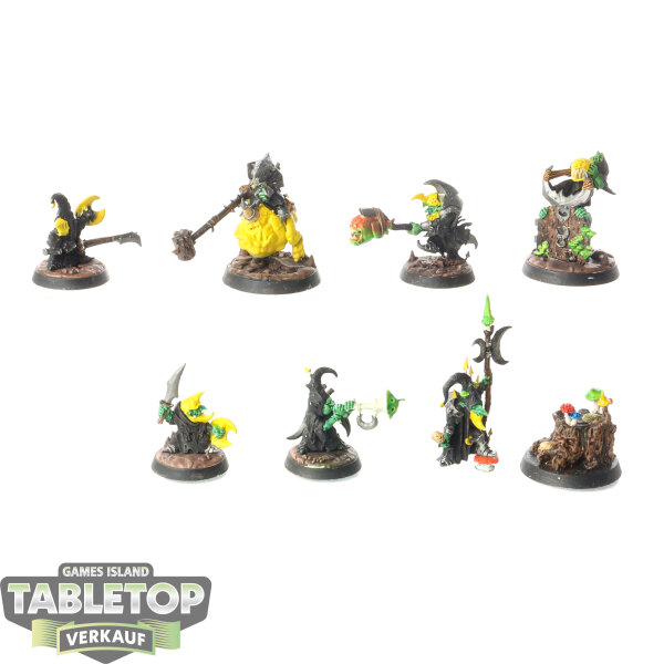 Warhammer Underworlds - 7x Grinkraks Looncourt - bemalt