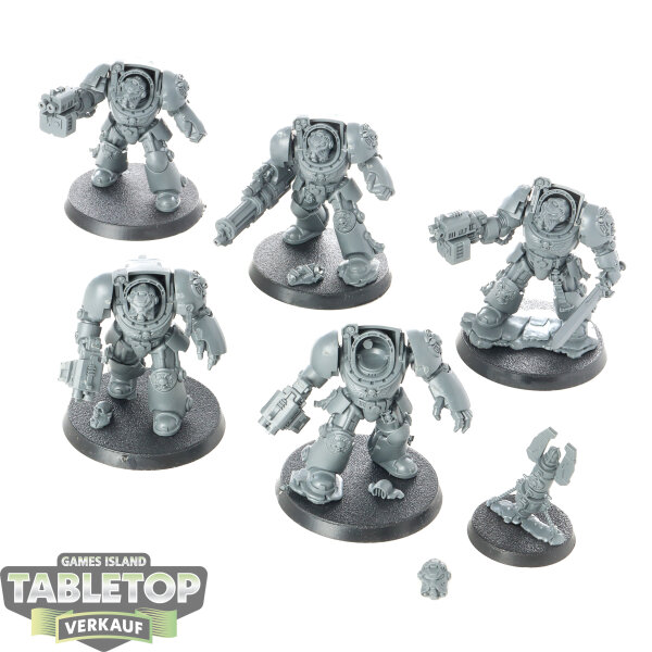 Space Marines - 5x Terminator Squad - unbemalt