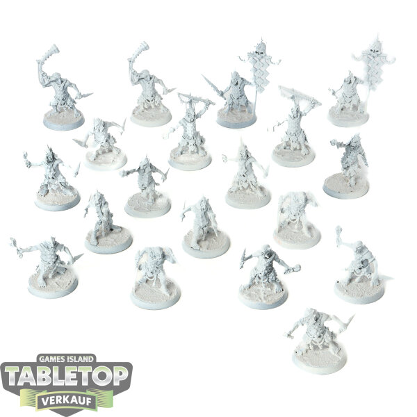 Orruk Warclans - 19x Hobgrot Slittaz - grundiert