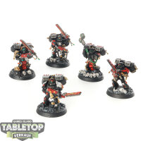 Blood Angels - 5 x Death Company - bemalt