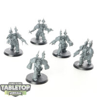 Chaos Space Marines - 5 x Chaos Terminator Squad - unbemalt