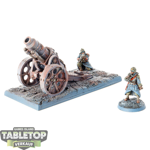 Astra Militarum - Imperial Heavy Mortar - bemalt