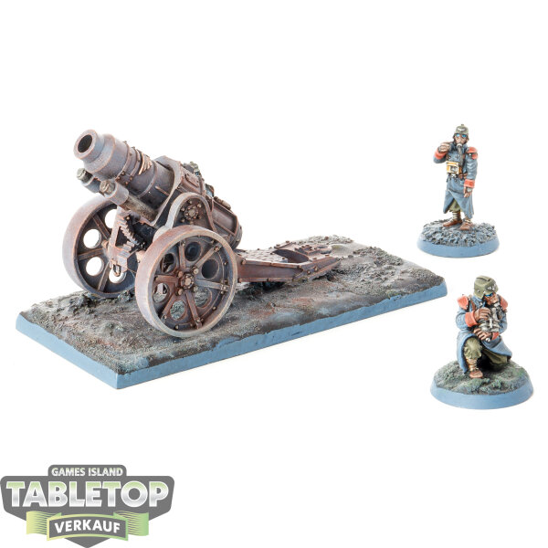 Astra Militarum - Imperial Heavy Mortar - bemalt