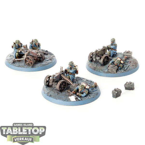 Astra Militarum - Death Korps of Krieg Heavy Bolter Squad classic - bemalt