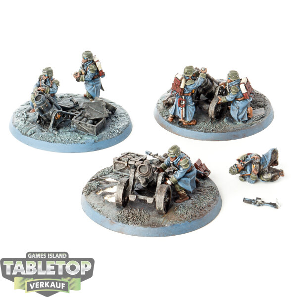 Astra Militarum - Death Korps of Krieg Mortar Squad classic - bemalt