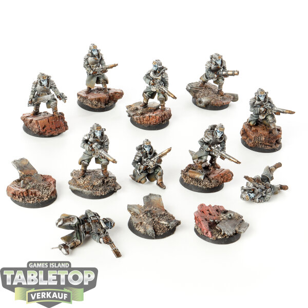 Astra Militarum - Death Korps of Krieg Grenadier Squad - bemalt