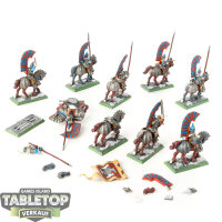 Empire of Man - 9 Kislev Winged Lancers + Command - bemalt