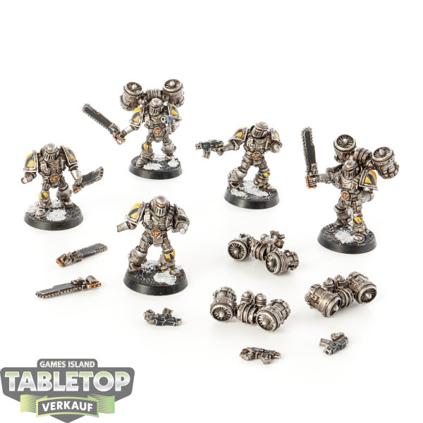 Horus Heresy - Iron Warriors Legion MKII Assault Squad - bemalt