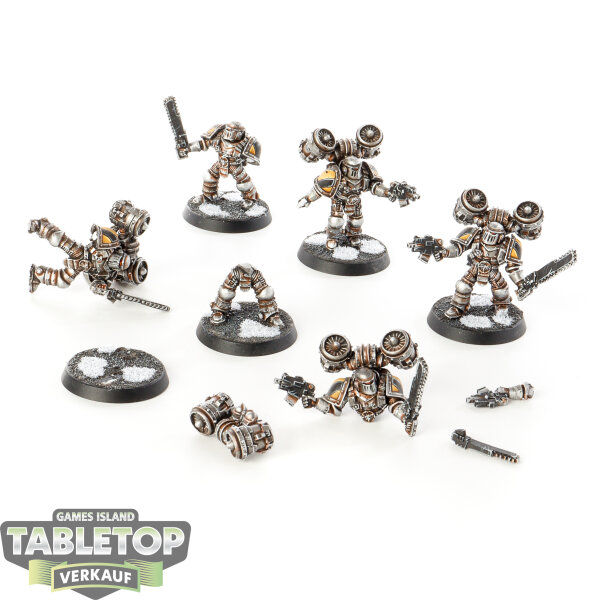 Horus Heresy - Iron Warriors Legion MKII Assault Squad - bemalt