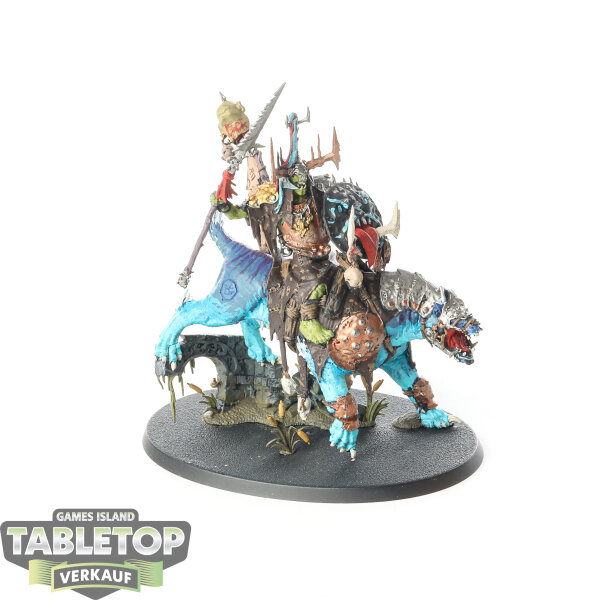 Orruk Warclans - Killaboss on Great Gnashtoof - bemalt