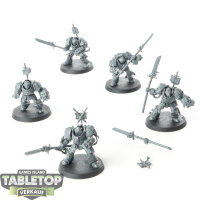 Grey Knights - 5x Grey Knights Terminator Squad - unbemalt