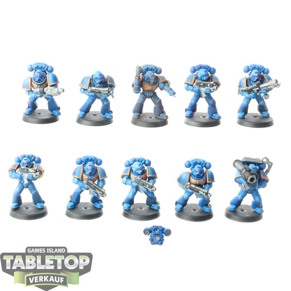 Space Marines - 10x Tactical Squad - bemalt
