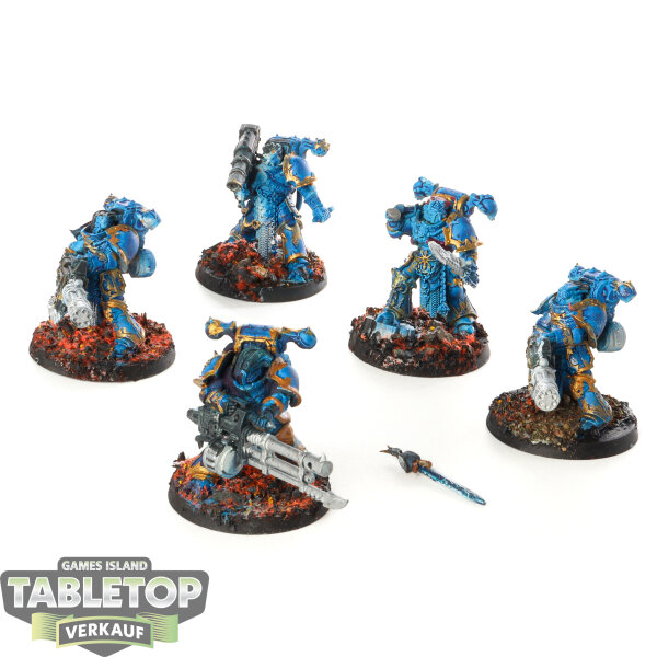 Chaos Space Marines - 5 x Havocs - teilweise bemalt