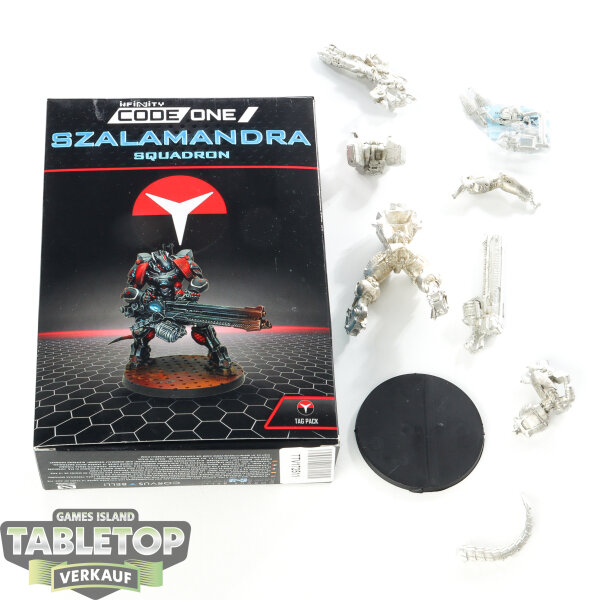 Infinity - Nomads Szalamandra Squadron TAG Pack - im Gussrahmen