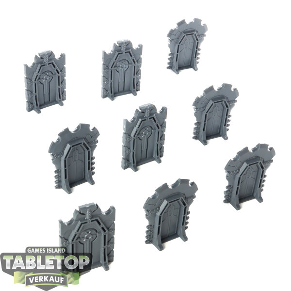 Gelände - Kill Team: Pariah Nexus Terrain - 9x Doors - unbemalt