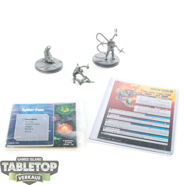 Marvel: Crisis Protocol - 2x Spider-Foes Affiliation Pack: Doctor Octopus & Green Goblin - unbemalt