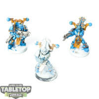 Thousand Sons - 3 Rubric Marines klassisch - teilweise...