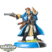 Cygnar - Gun Mage Captain Adept - bemalt