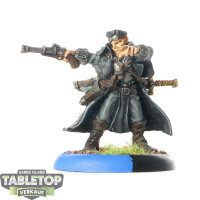 Cygnar - Gun Mage Captain Adept - bemalt