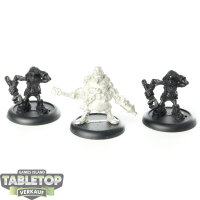 Cygnar - 3 Mechanik & Goblin Bodger - unbemalt