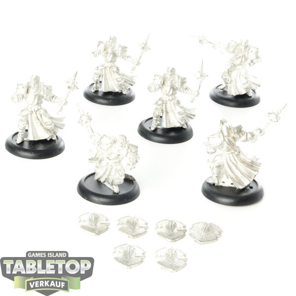 Cygnar - 6 Precursor Knights - unbemalt