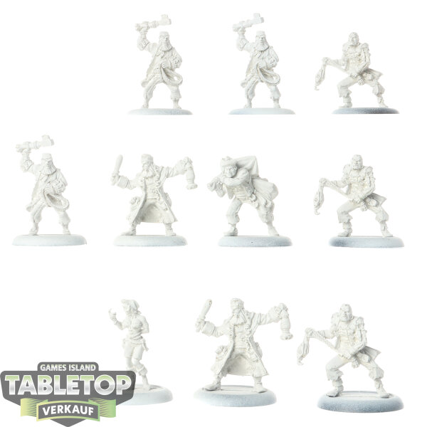 Mercenaries - 10 Press Gangers Privateer Sea Dog Unit - grundiert