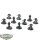 Mercenaries - 10 Risen - teilweise bemalt