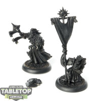 Cygnar - 2 Precursor Knight Officer & Standard Bearer...