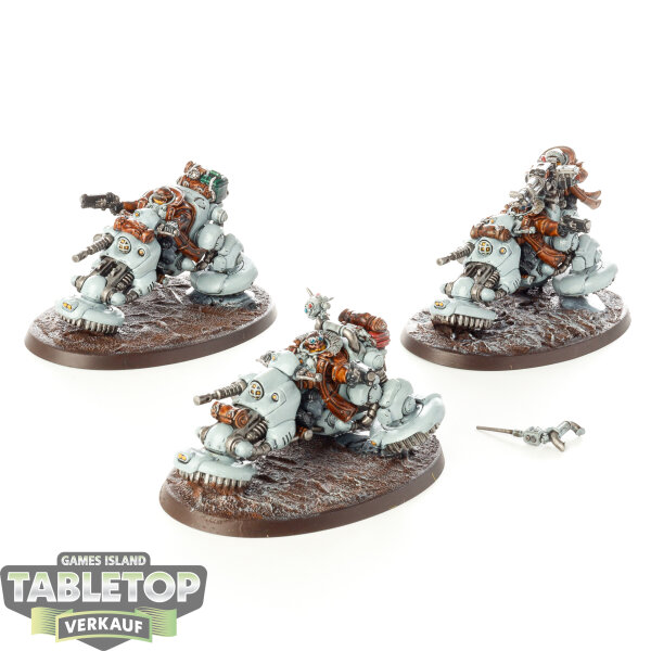Leagues of Votann - 3x Hernkyn Pioneers - bemalt